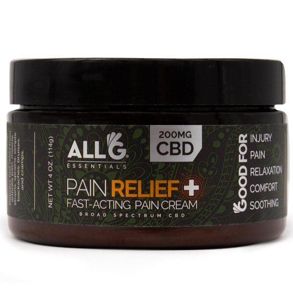 Broad Spectrum CBD Pain Relief Cream 200mg 4oz Axis Labs CBD - Pain Relief Cream, YGroup_Pain