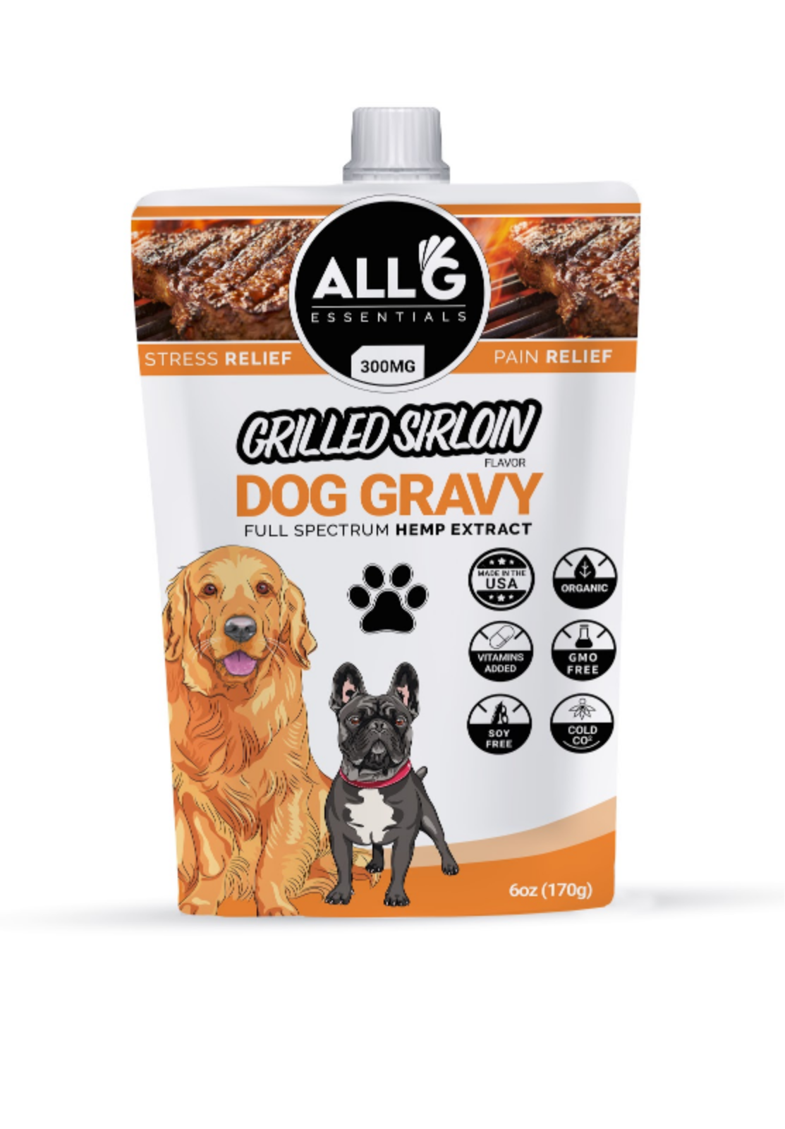 CBD Dog Gravy Grilled Sirloin Axis Labs CBD - YGroup_Dog