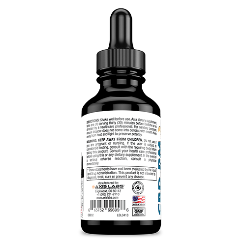 CBD PM Oil 750mg Tincture Peppermint Axis Labs CBD - CBD Oil Tincture