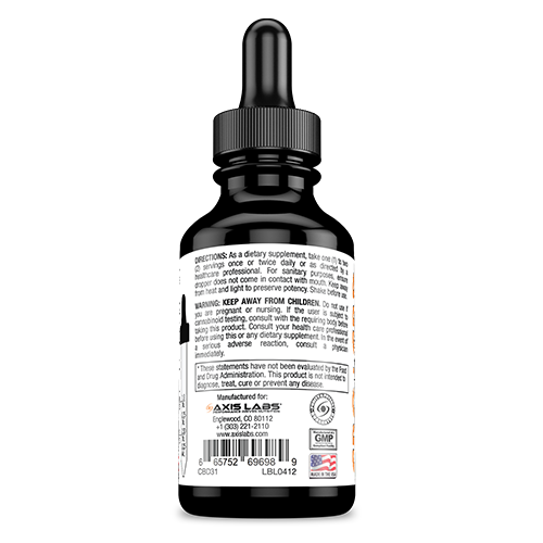 CBG+CBD Oil 900mg Tincture Peppermint Axis Labs CBD - CBD+CBG Oil Tincture