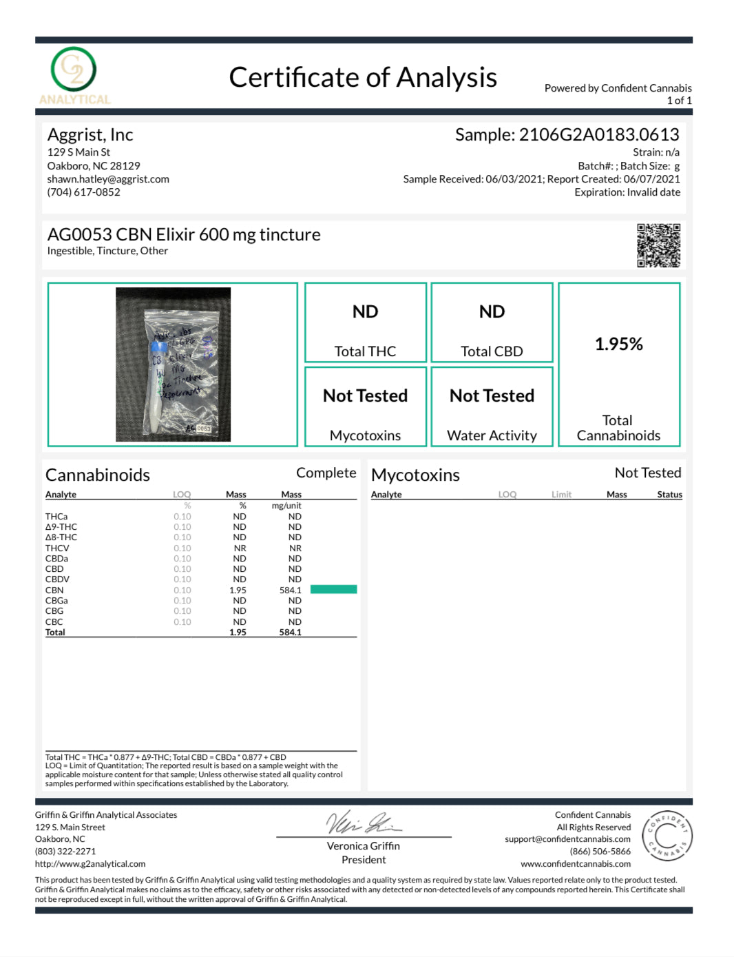 CBN Elixir Water-Soluble 1oz Peppermint Axis Labs CBD - CBD Oil, CBN, Elixir, Tincture