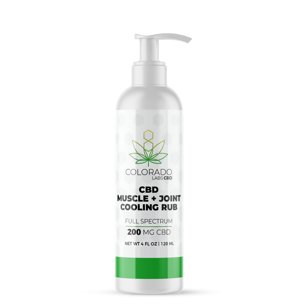 Colorado Labs CBD Muscle & Joint Cooling Rub 4oz - Axis Labs CBD