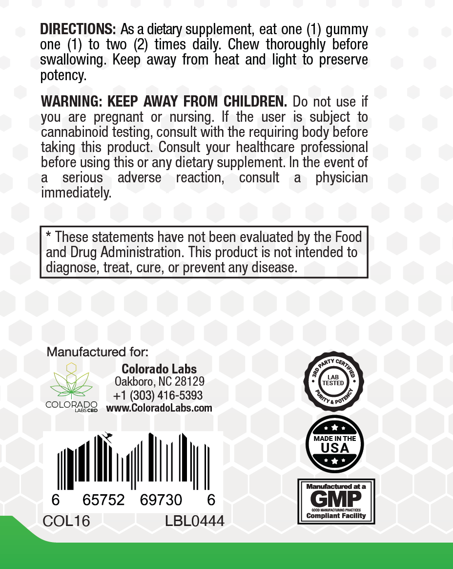 Colorado Labs Full Spectrum CBD Gummies 750mg 30ct Assorted Flavors Axis Labs CBD - cbd gummies near me