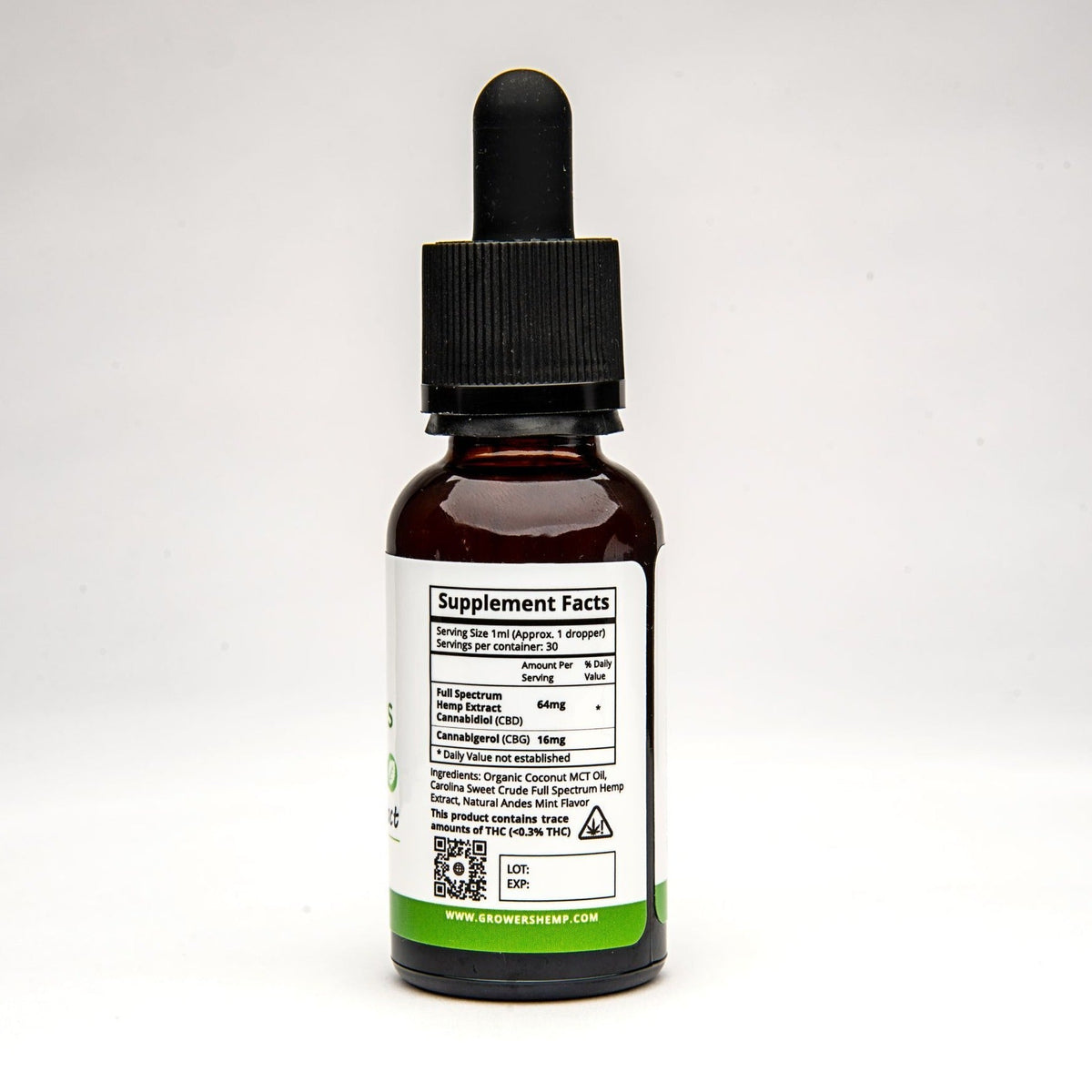 Growers Hemp 4:1 CBD:CBG Formula 2400mg Axis Labs CBD - 