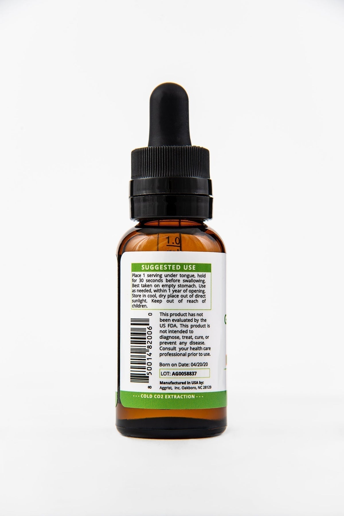 Growers Hemp Extra Strength 1000mg  (THC ND) Axis Labs CBD - 