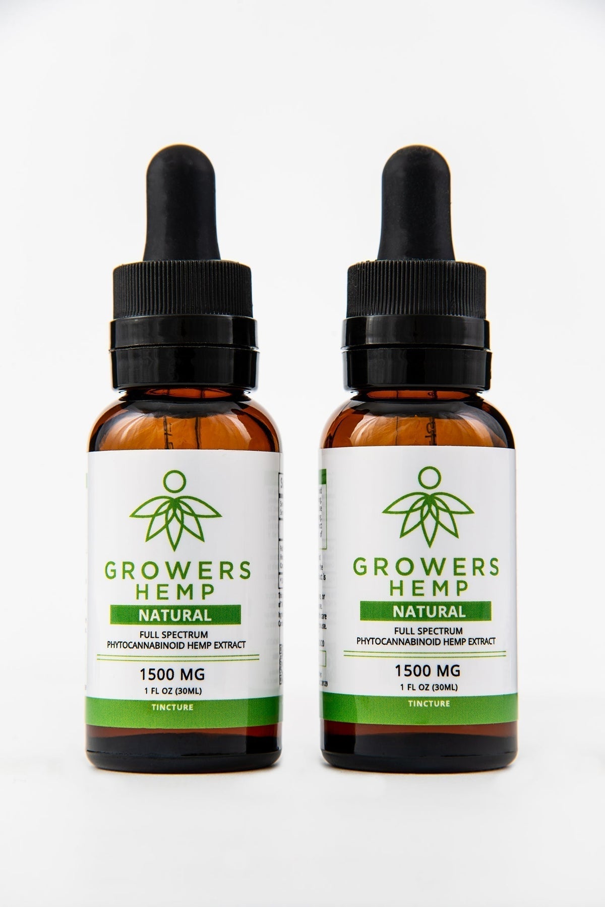 Growers Hemp Full Spectrum 1500mg Natural Axis Labs CBD - 
