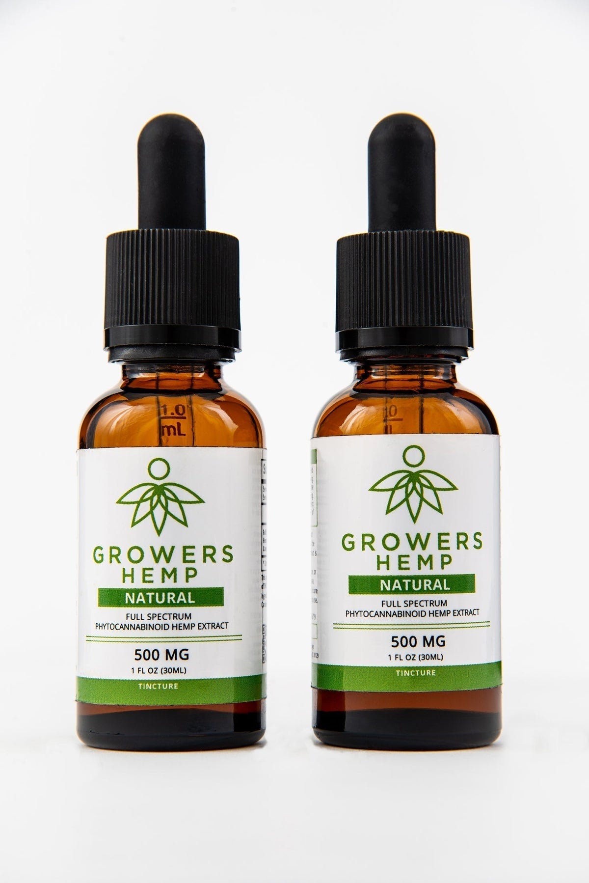 Growers Hemp Natural 500mg Axis Labs CBD - 