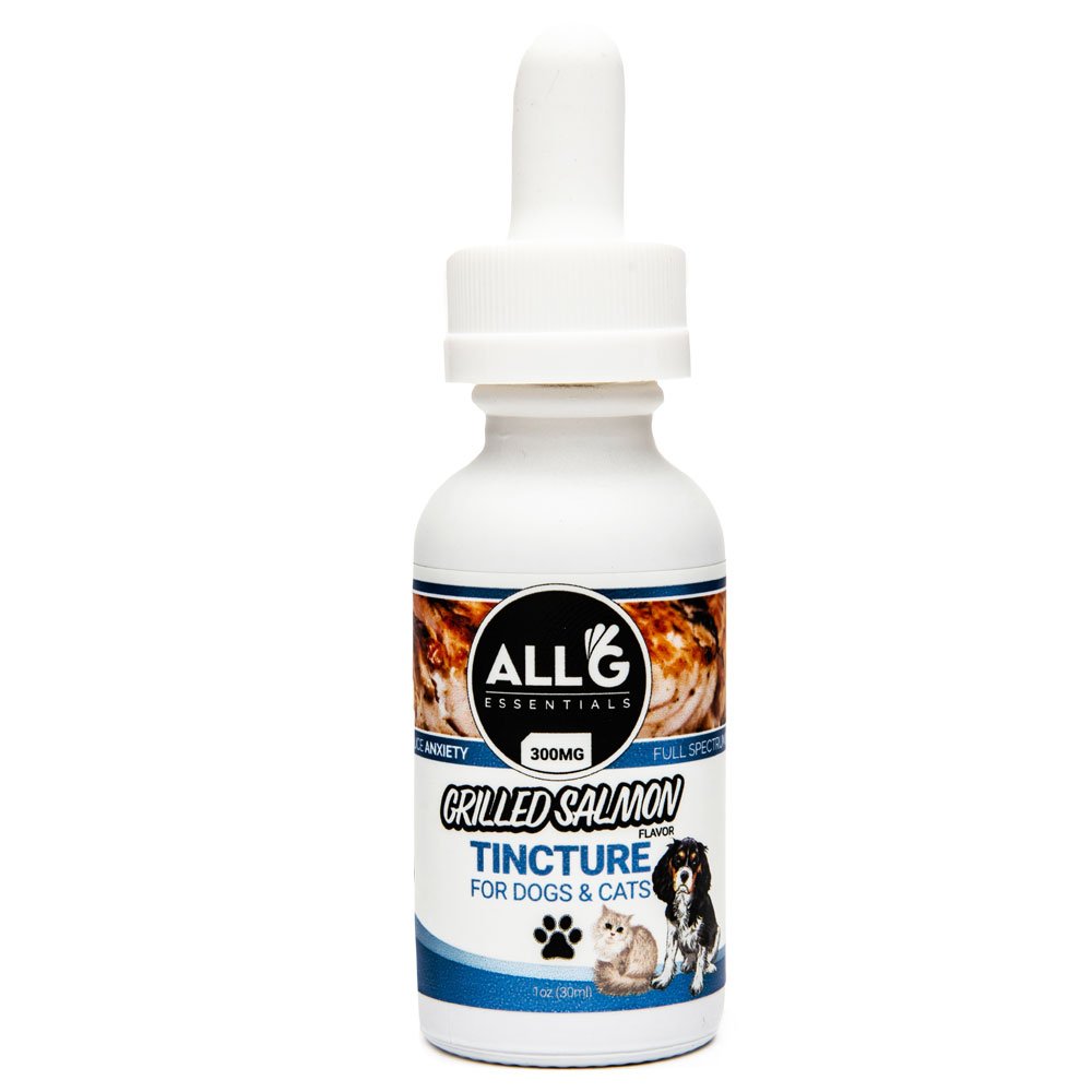 Pet Tincture 300mg 1oz Grilled Salmon Axis Labs CBD - YGroup_Salmon
