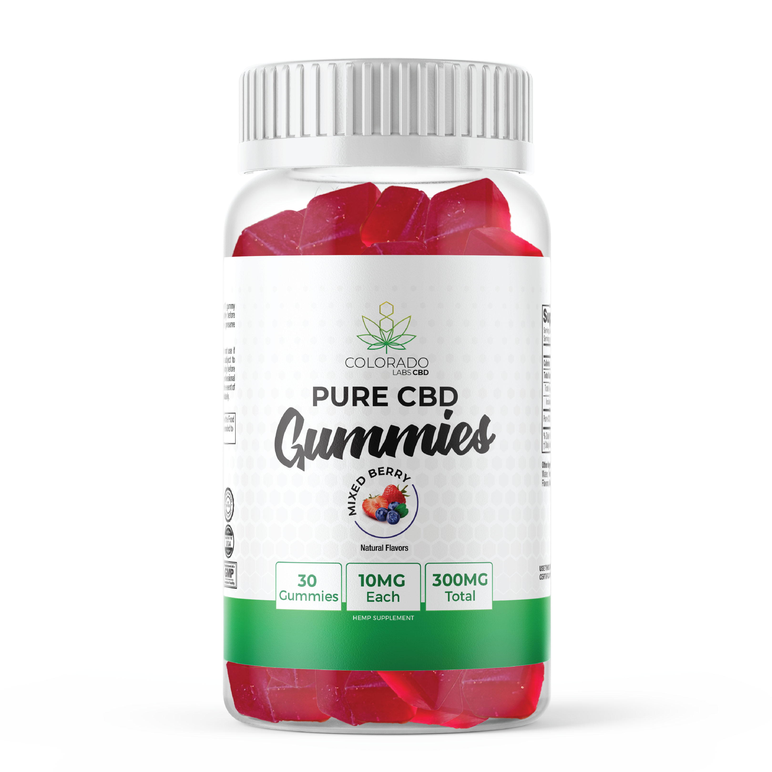 Pure CBD 300mg 30ct Mixed Berry - Axis Labs CBD