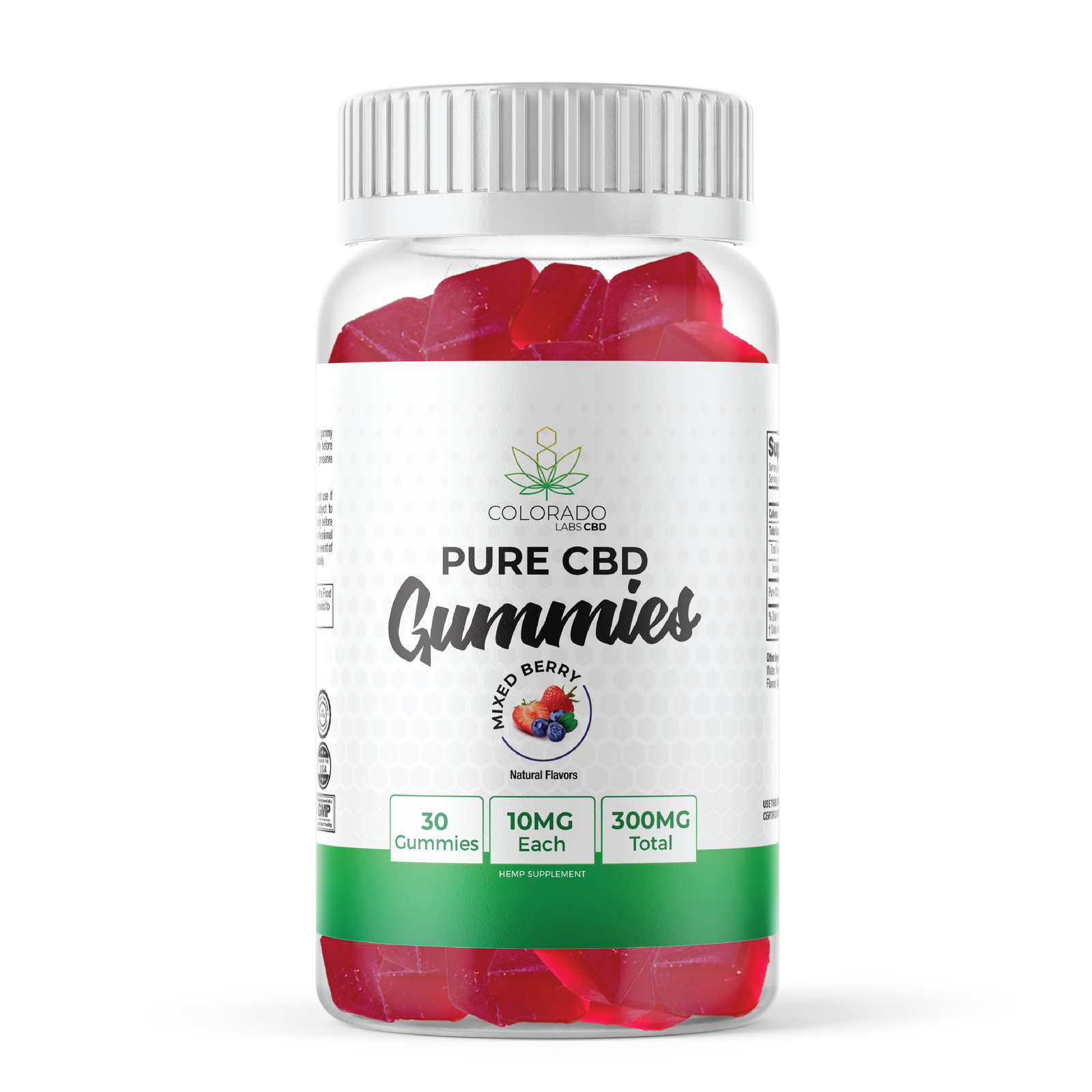 Pure CBD 300mg 30ct Mixed Berry Axis Labs CBD - 